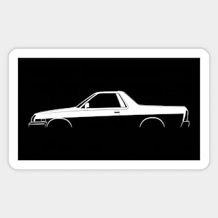 Subaru Brat Silhouette Magnet